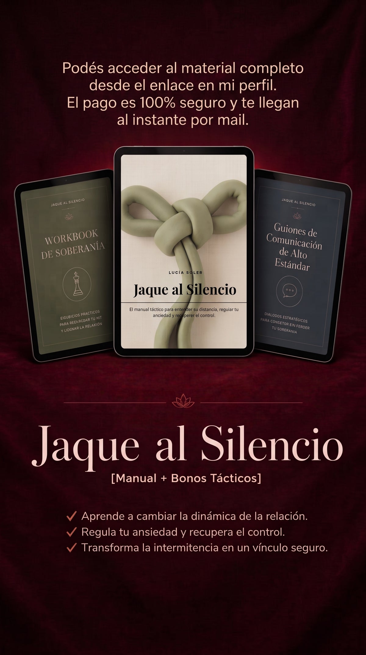 Jaque al Silencio — Manual + 2 Bonos