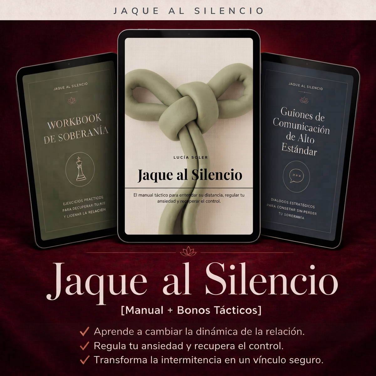 Jaque al Silencio [Manual + Bonos]: Sistema Táctico para Desarmar la Distancia del Evitativo