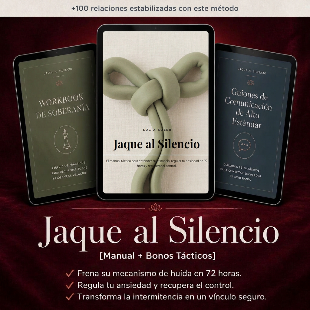 Jaque al Silencio [Manual + Bonos]: Sistema Táctico para Desarmar la Distancia del Evitativo