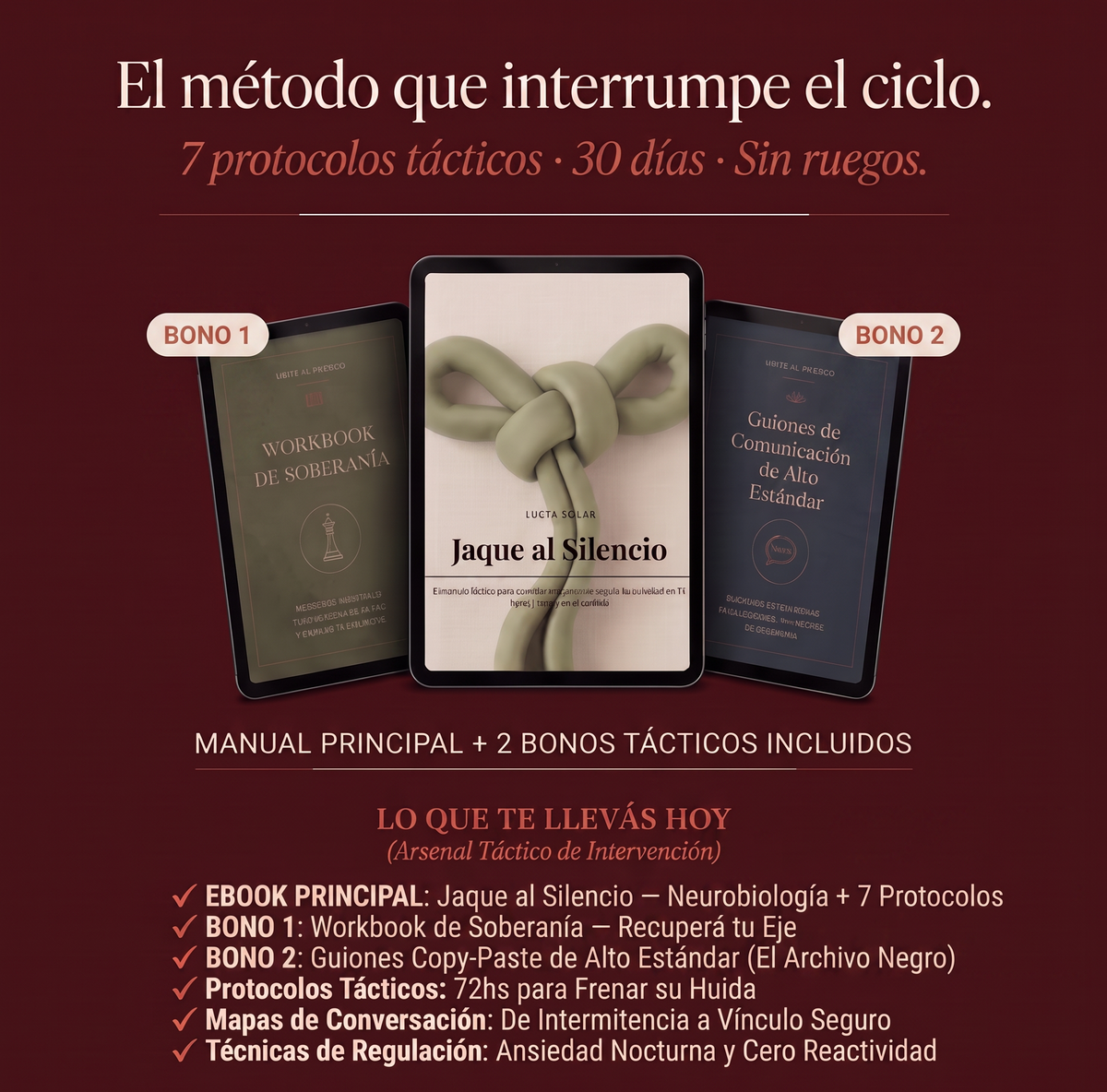 Ya sabes que te quiere. Pero nadie te ha dicho qué hacer para que se quede.