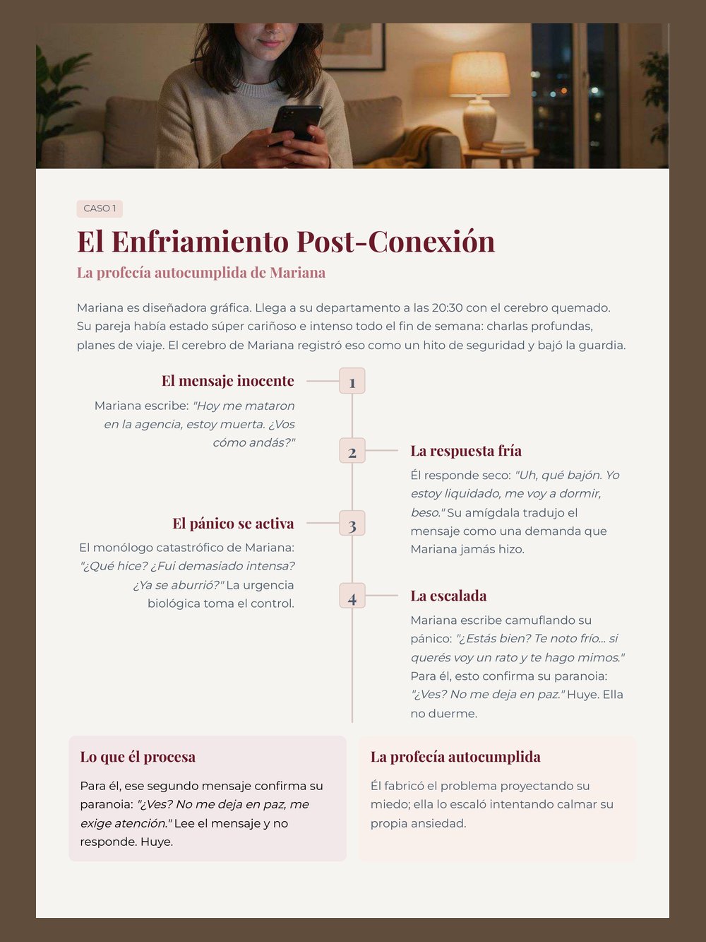 Los dos casos: cómo se desarma un desencuentro en cámara lenta